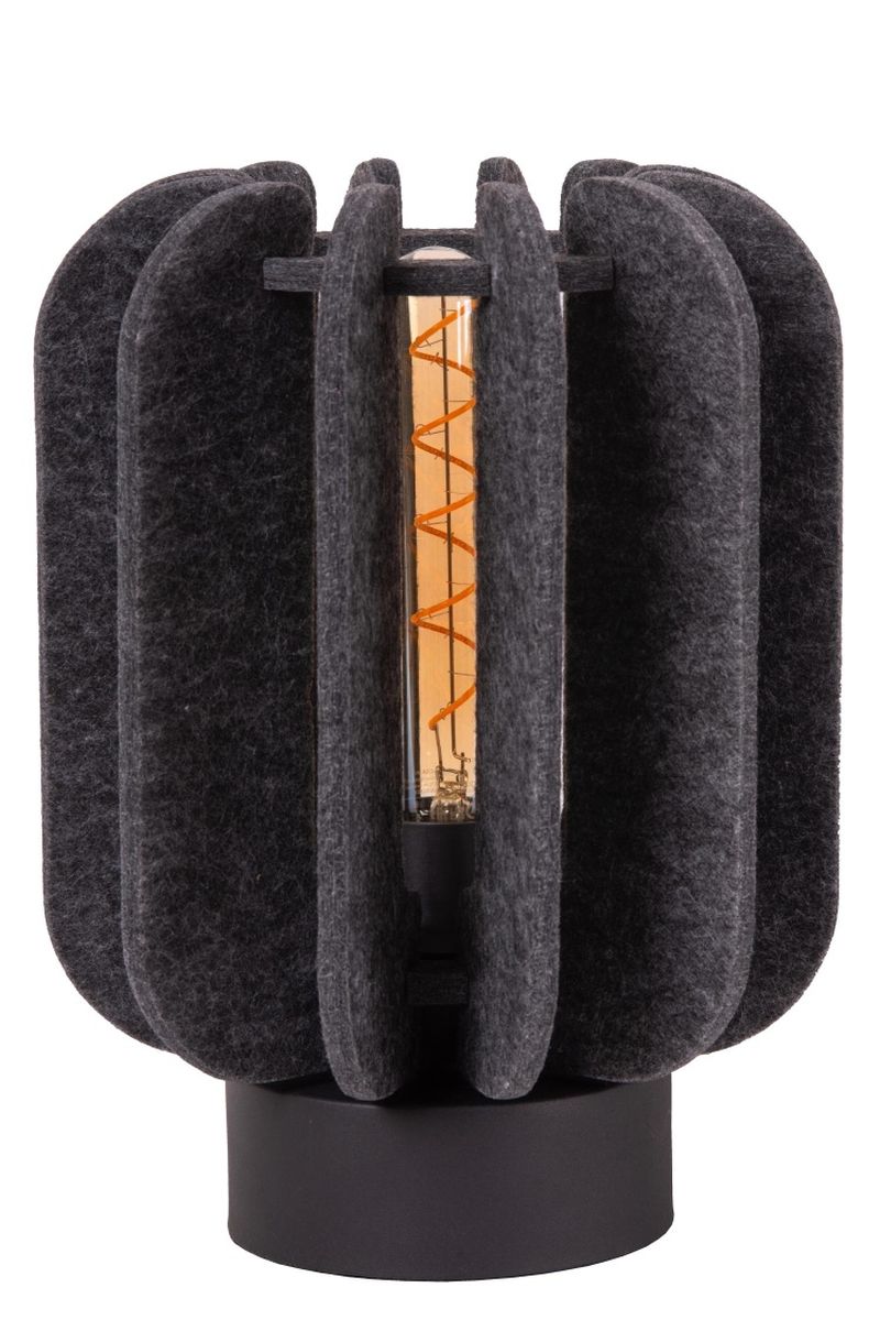 Lucide RAFAL - Stolná lampa - Ø 23 cm - 1xE27 - šedá